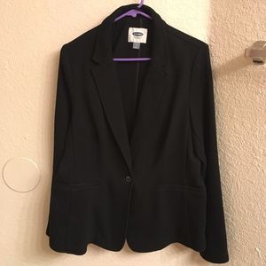 Black Old Navy Blazer Coat